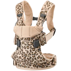 Mochila Portabebe Babybjorn One Algodón Edición Especial Leopard