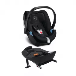 PACK SEGURIDAD Silla auto Cybex Aton 5 con base FIX dual