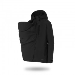 Chaqueta de invierno para hombre de longitud media negra Smart Max Versano