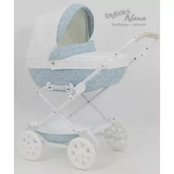 Cochecito para bebe Reborn Bytax NANA Burbuja Celeste