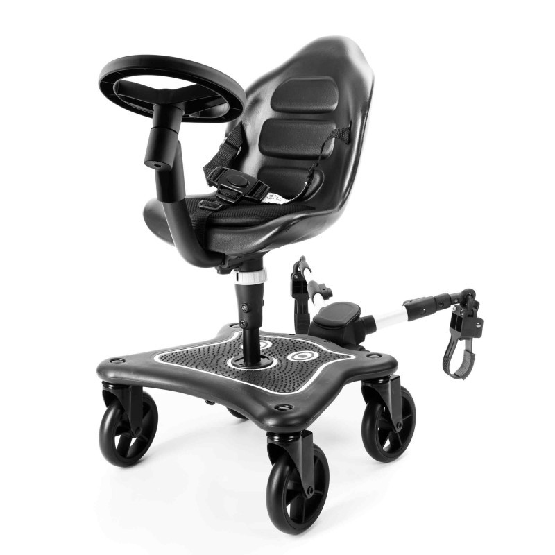 Patinete con asiento y respaldo Bigtoes Rider 360 Universal para carrito, Envío 48/72 horas