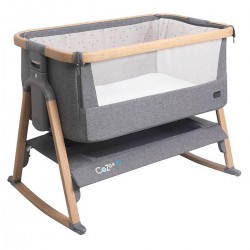 Cuna para bebé 6 en 1 (colchón + mosquitera incluida), cuna convertible  para bebés con ruedas y almacenamiento, mini cuna ajustable con 3 ajustes  de