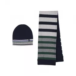 Conjunto Mayoral gorro y bufanda rayas