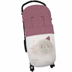 Saco silla universal polipiel Dydados Ilusión rosa pelo estampado