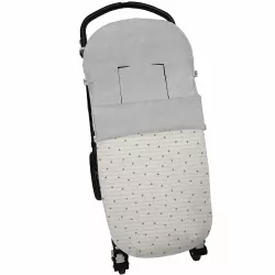 Saco silla universal polipiel Dydados Estrellitas pelo gris