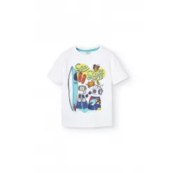 Camiseta Boboli punto manga corta