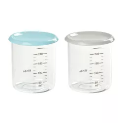 Set de 2 Tarritos de conservación Beaba 240ml de tritan