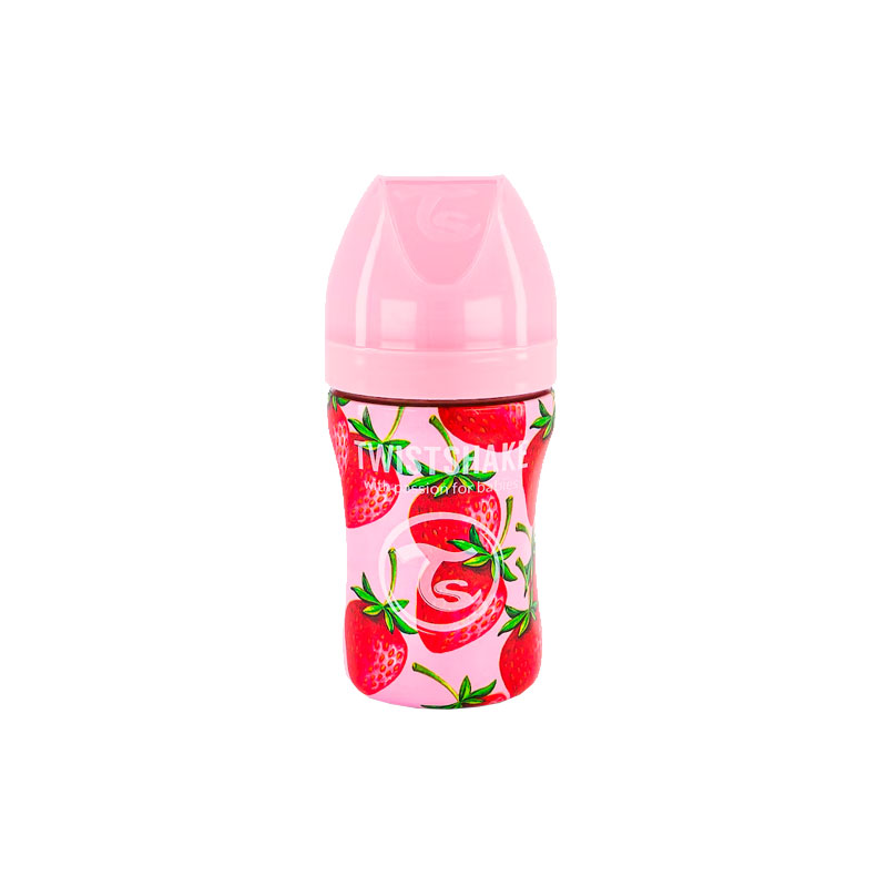 Comprar Twistshake biberon anti-colico rosa 330ml