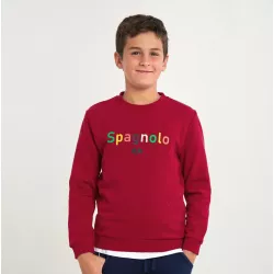 JERSEY NIÑO CONTRASTE SUEDE SPAGNOLO COLOR 69