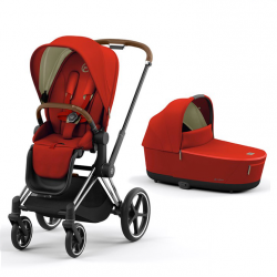 Cochecito Duo Cybex e-Priam Autumn Gold electrico