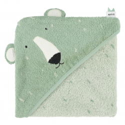 Toalla Capa de baño Trixie con algodón orgánico Mr. Polar Bear 75x75
