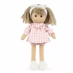 Muñeca Pasito Play Cris Tom Vichy Rosa 30 cm