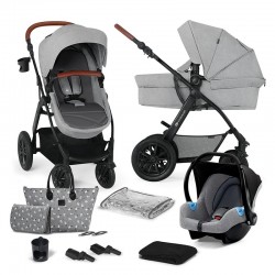 KINDERKRAFT 3en1 Carrito + Silla Coche Portabébe