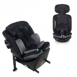 Carbebé Cadeira Auto 360º Isofix 0/1/2/3 Piona 360º Black / Grey