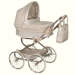 Cochecito para bebe Reborn Bytax ELITA Purple Beige