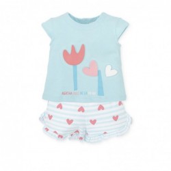 Camiseta con short Agatha Ruiz de la Prada Agua