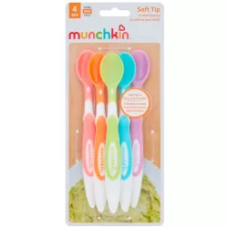 Pack cucharas Munchkin punta blanda 6 ud.