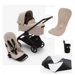 PACK VERANO Duo Bugaboo Dragonfly Desert Taupe