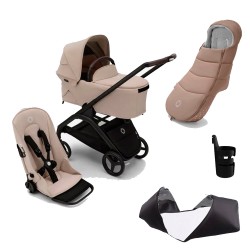 PACK INVIERNO Duo Bugaboo Dragonfly Desert Taupe