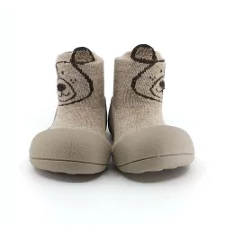 Zapato calcetín Attipas TEDDY BEIGE