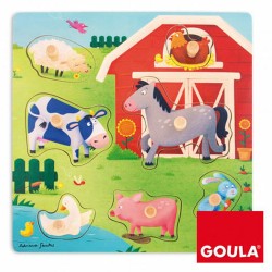 Puzzle Goula Mamás Y Bebés Granja