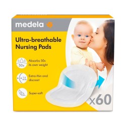 Discos absorbentes desechables Medela Ultratranspirables 60 Uds