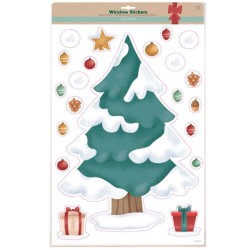 Vinilos para ventana Little Dutch Árbol Navidad