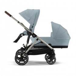 Cochecito Gemelar Cybex e-Gazelle S para 2 hermanos 2025