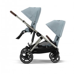 Cochecito Gemelar Cybex e-Gazelle S para 2 hermanos 2025