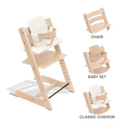 Trona Stokke Tripp Trapp con Cojin y Baby set de regalo