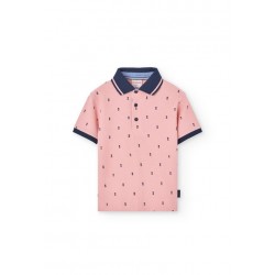 Polo piqué Boboli estampado