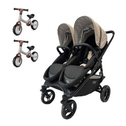 Silla Gemelar reversible Valco Baby SNAP ULTRA Duo con bici