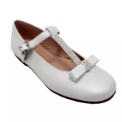 Zapato Landos piel andromeda blanco