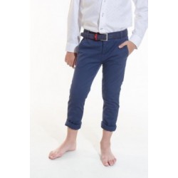 Pantalon chino Spagnolo basico Piping gab elast 4778