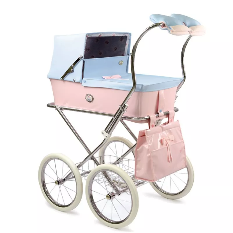 Coche muñecas charol beige Sweet de Bebelux