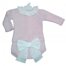 Conjunto sueter y braga Babydif Verdi