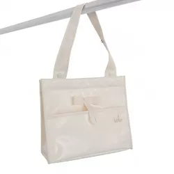 Bolso Bandolera Charol Bebelux Beige