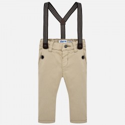 Pantalon chino Mayoral pique tirantes