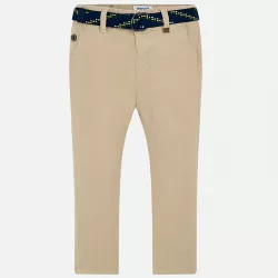 Pantalon chino Mayoral pique con cinturon