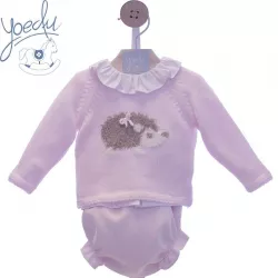 Conjunto Bebe Yoedu Erizo Niña