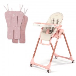 PACK Trona Peg-Perego Follow Me con colchoneta reversible