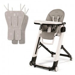 PACK Trona Peg Perego SIESTA Follow Me con colchoneta reversible