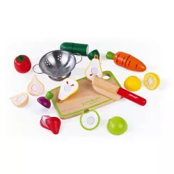 Set de frutas y verduras Janod Velcro