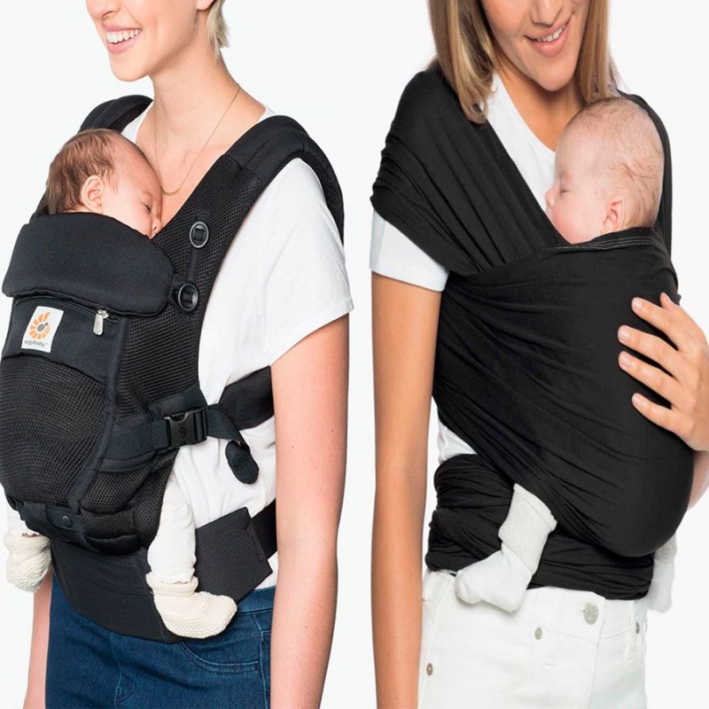 Portabebés ergonómicos  mochila y fular portabebés