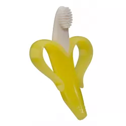 Cepillo Dental Iniciación Silicona Baby Banana